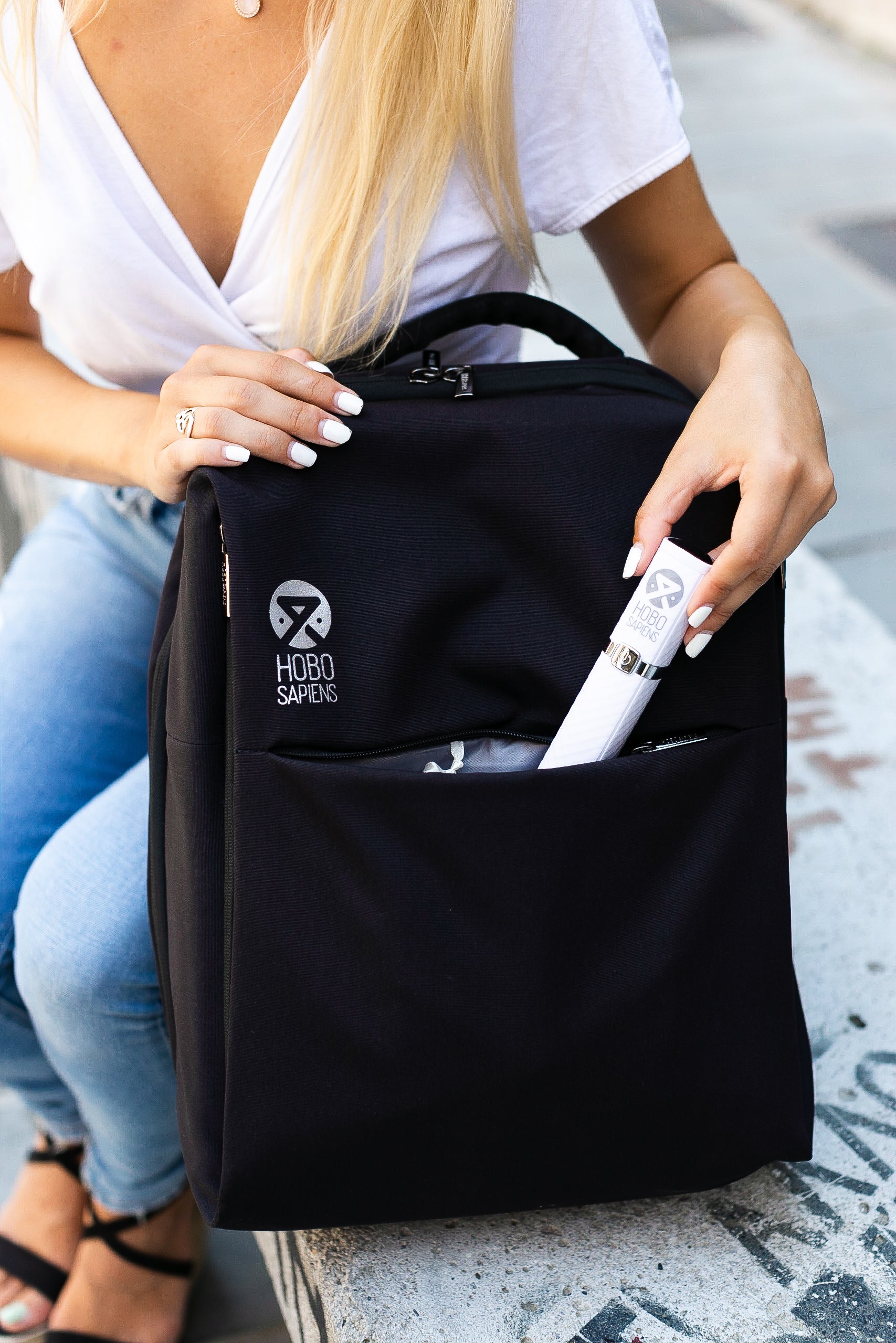 Tommy Boy Backpack (Mαύρο)