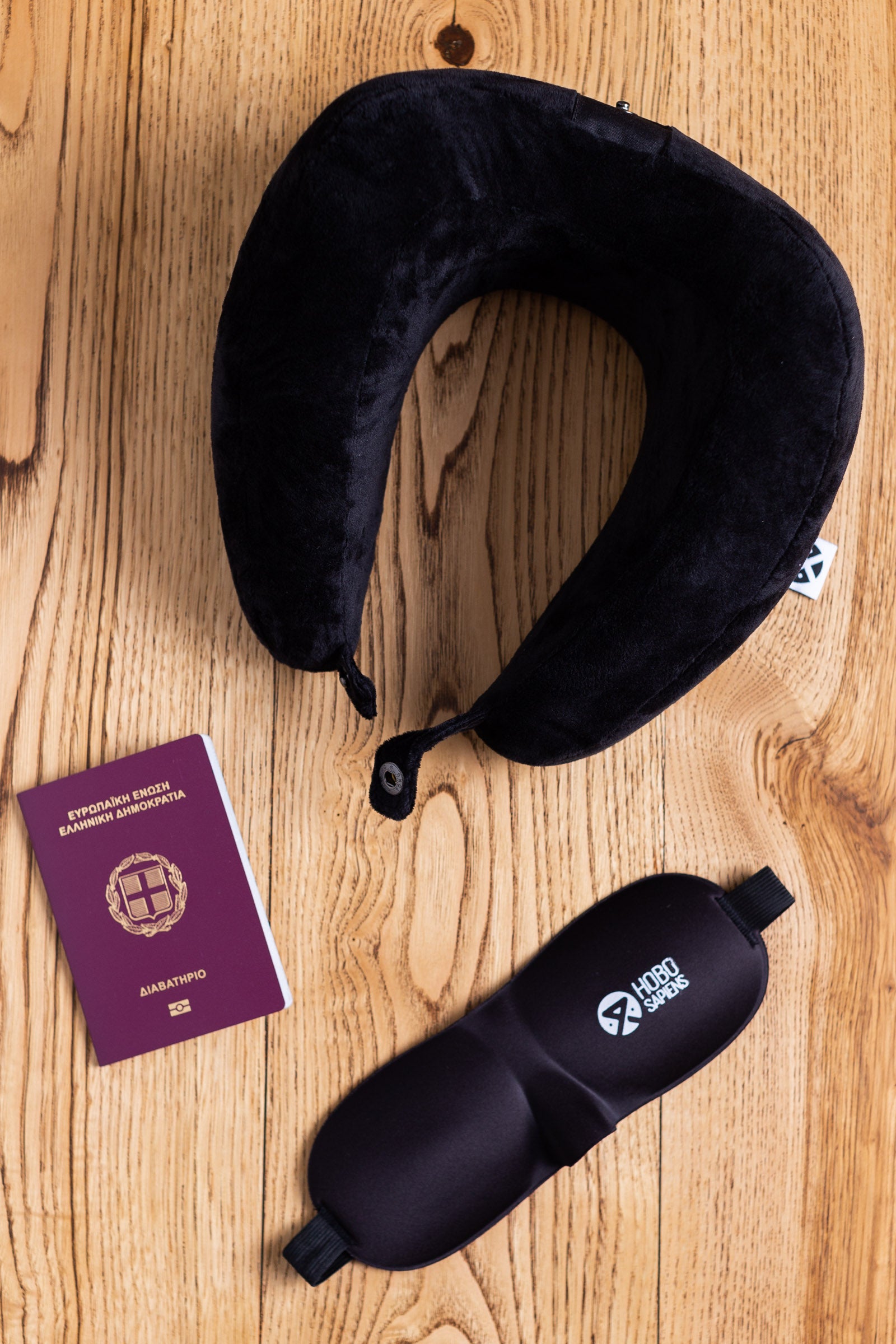 Jerry μαξιλάρι ταξιδιού αναδιπλούμενο (Γκρι)